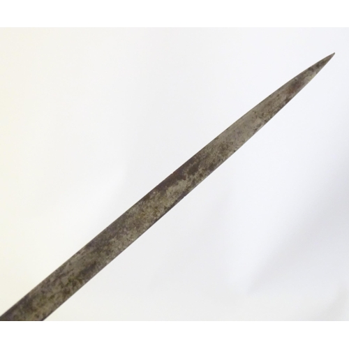 993 - Militaria: an early to mid 20thC English court sword, the 30 3/4