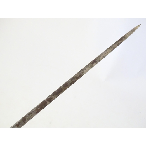 993 - Militaria: an early to mid 20thC English court sword, the 30 3/4