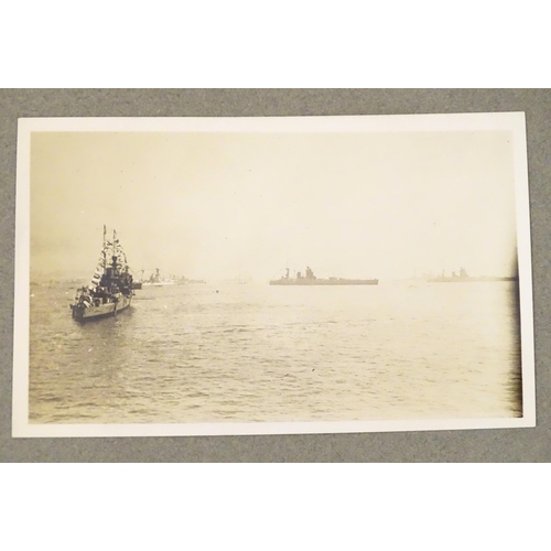 973 - A pre-War photograph album, depicting RMS Homeric at the 1935 Silver Jubilee (King George V) Royal N... 