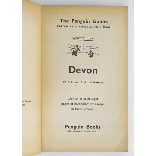 13 - Books: A quantity of assorted travel guides / guidebooks comprising The Penguin Guide to Devon, by F... 