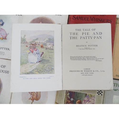 132 - Book: A quantity of books by Beatrix Potter. Titles comprising The Tale of Benjamin Bunny, F.Warne &... 