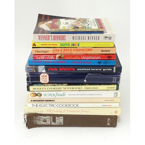 162 - A quantity of assorted cookery books, to include Rick Steins Seafood lovers guide, United Tastes of ... 