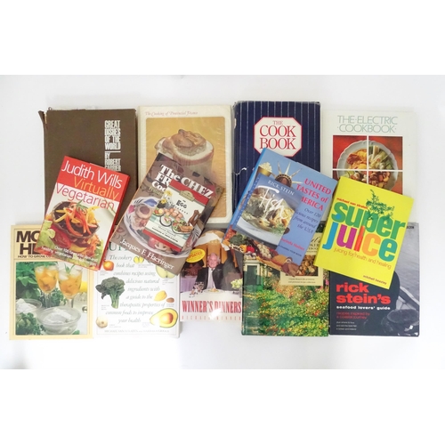 162 - A quantity of assorted cookery books, to include Rick Steins Seafood lovers guide, United Tastes of ... 