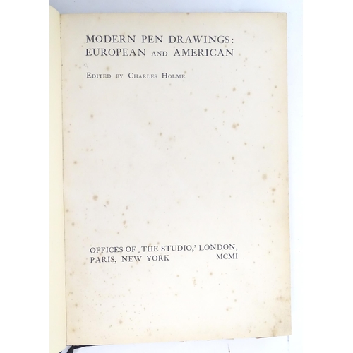 167 - Books: Two books on the subject of art, comprising Modern Pen Drawings - European and American, edit... 