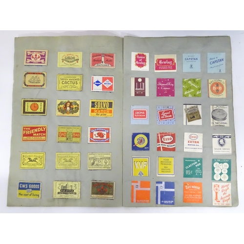 182 - A large quantity of assorted matchboxes, many advertising examples, to include Flowers Bitter, Wille... 