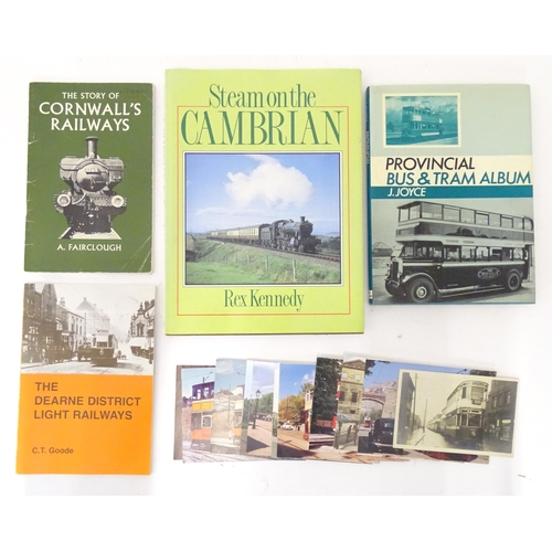 187 - A quantity of assorted books on the subject of railways, to include The Story of Cornwall's Railways... 