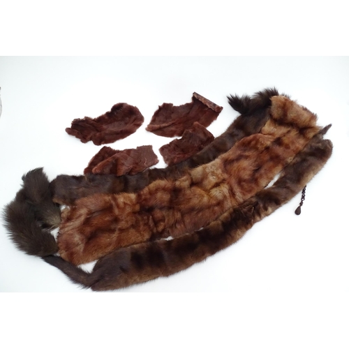 188 - Quantity of vintage fur stoles