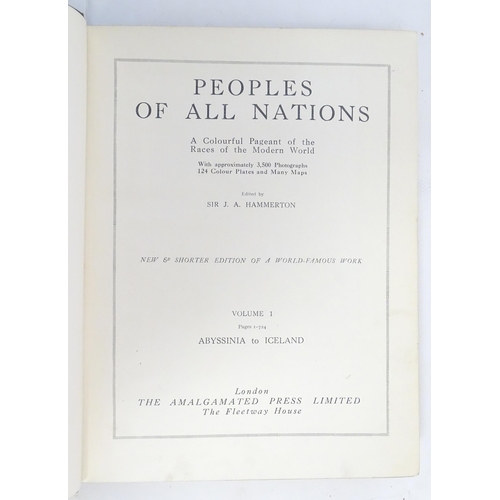 202 - Books: Customs of the World, Volume 1 & 2, edited by Walter Hutchinson. Published by Hutchinson & Co... 