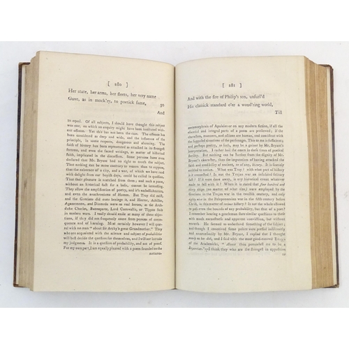 206 - Book: The Pursuits of Literature: A Satirical Poem in Four Dialogues, by Thomas James Mathias. Seven... 