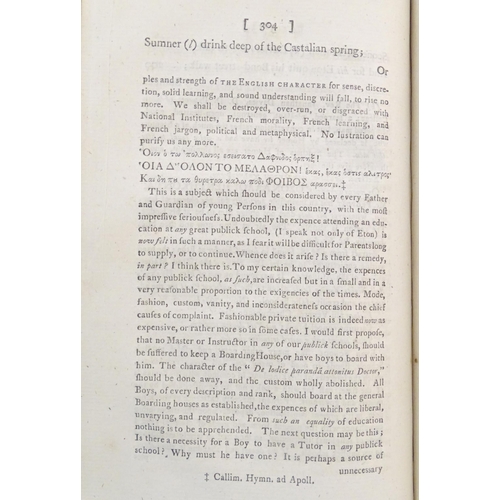 206 - Book: The Pursuits of Literature: A Satirical Poem in Four Dialogues, by Thomas James Mathias. Seven... 