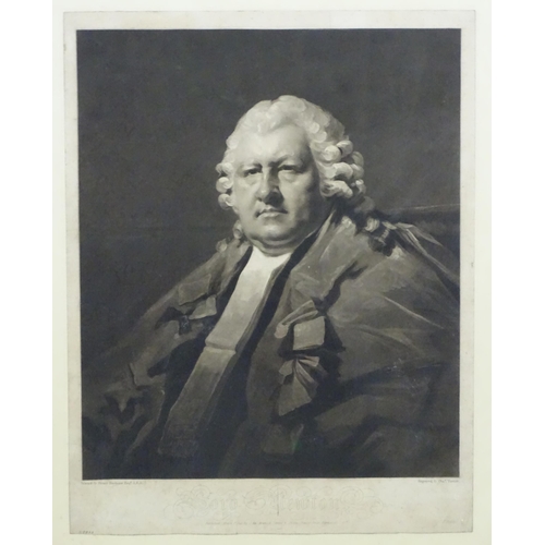 208 - Charles Turner after Henry Raeburn (1756-1823), 19th century, Proof mezzotint, Lord Newton. Publishe... 