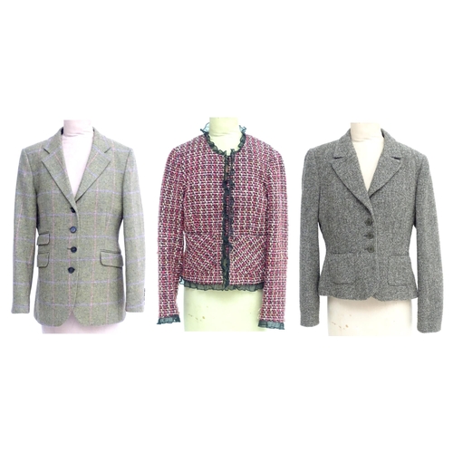 292 - Vintage fashion / clothing: 3 Ladies jackets to include a Rydale tweed jacket in UK size 12, a Laura... 