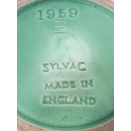 122 - A quantity of assorted ceramics to include a green Sylvac squirrel jug of acorn form, no. 1959; a te... 