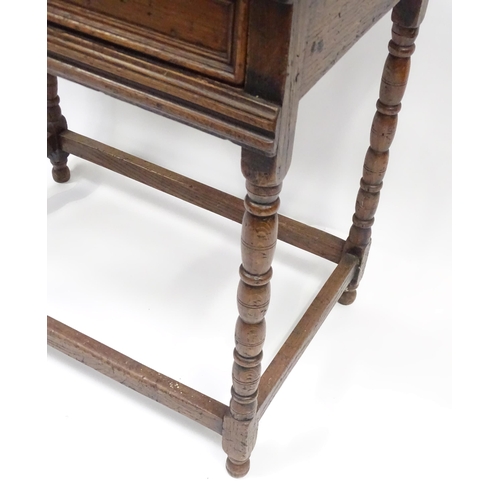 83 - An oak small side table 30 1/2