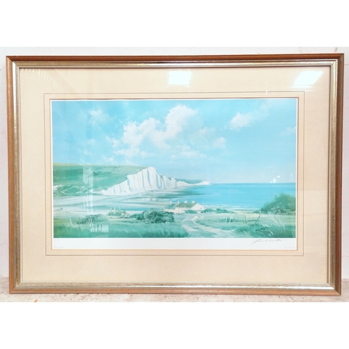 152 - Four signed limited edition prints after Frank Wootton titled Seven Sisters no. 311/500, The Southdo... 