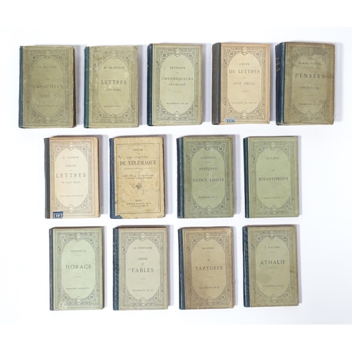 180 - Books: A quantity of assorted French titles to include Pensees et Opuscules by M Leon Brunschvigg, E... 