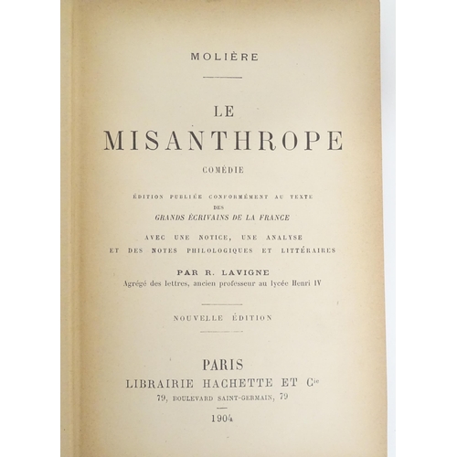 180 - Books: A quantity of assorted French titles to include Pensees et Opuscules by M Leon Brunschvigg, E... 