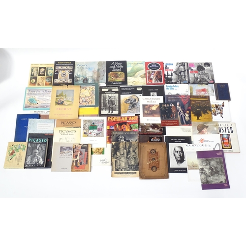 233 - Books: A large quantity of assorted books on the subject of art to include Picasso by Gertrude Stein... 