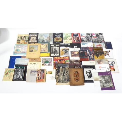 233 - Books: A large quantity of assorted books on the subject of art to include Picasso by Gertrude Stein... 