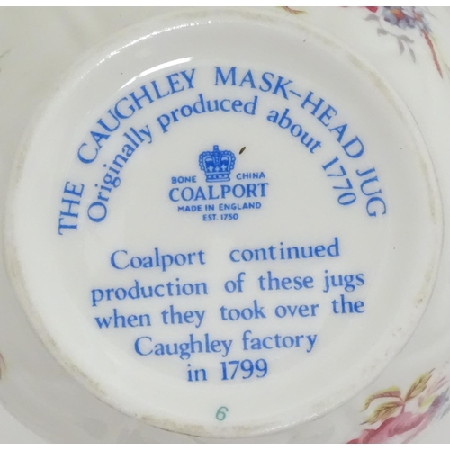 240 - A quantity of assorted ceramics to include a Coalport Caughley Mask-Head Jug, a Wedgwood vase in Hat... 