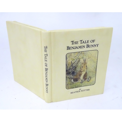 1379 - A The World of Beatrix Potter Benjamin Bunny book formed picture frame. Boxed. Approx. 6 1/2