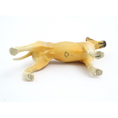 132 - A Beswick model of a Great Dane dog, Champion Ruler of Ouborough. Marked under. Approx. 6 1/2