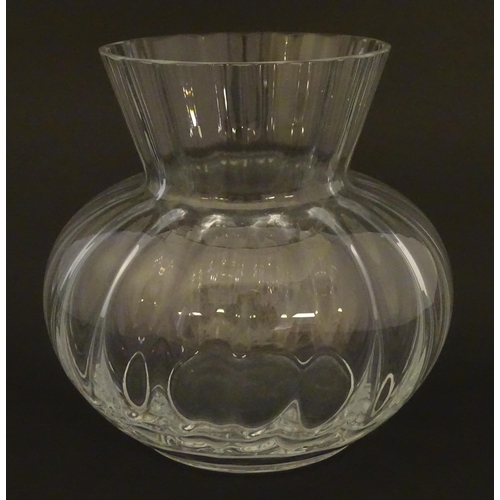 214 - A French glass vase signed ' Daum France ' Approx 7