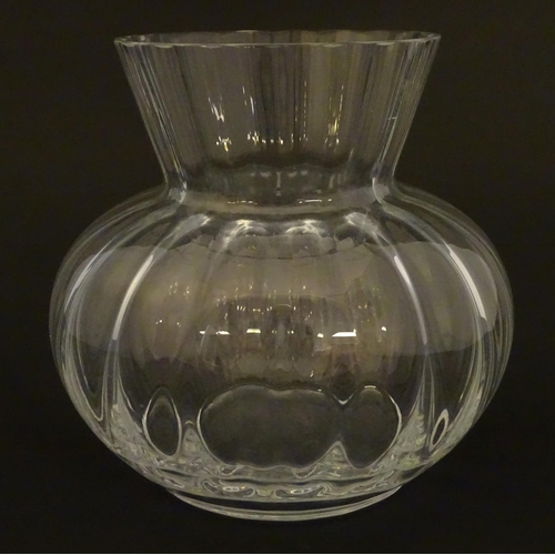 214 - A French glass vase signed ' Daum France ' Approx 7