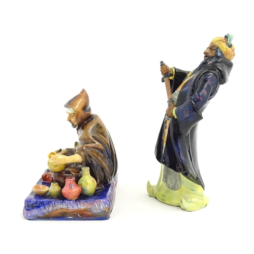 106 - Two Royal Doulton figures comprising Blue Beard, model no. HN2105, and The Potter, model no. HN1493.... 