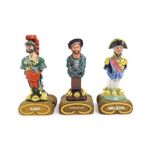 108 - Six Royal Doulton limited edition Ships Figureheads busts comprising Benmore HN2909 (622/950), Chief... 