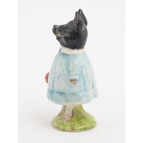 133 - A Beswick Beatrix Potter figure titled Pig-Wig, no. BP3B. Marked under. Approx. 4