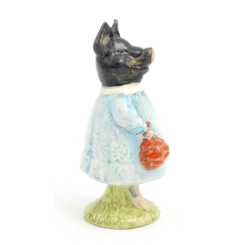 133 - A Beswick Beatrix Potter figure titled Pig-Wig, no. BP3B. Marked under. Approx. 4