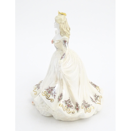 146 - A Coalport limited edition model of Cinderella, no. 24/2000. Marked under. With certificate of authe... 