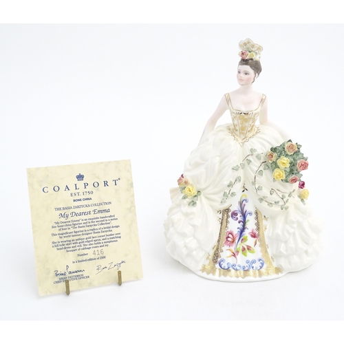 147 - A Coalport limited edition model of My Dearest Emma, from the Basia Earzycka Collection, no. 416/250... 