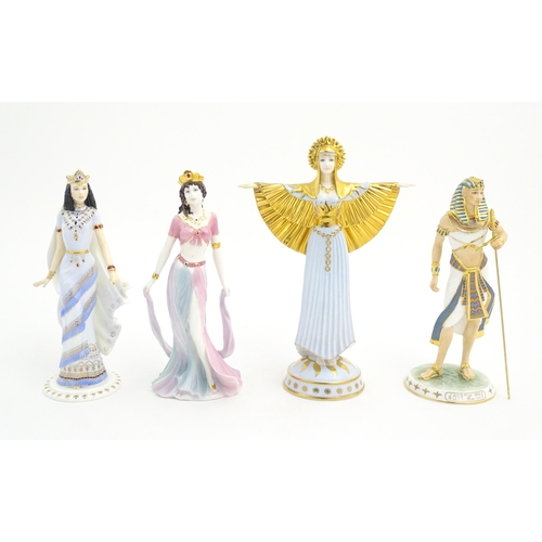 150 - Three Coalport limited edition figures comprising Queen of Sheba (1205/9500), Salome (575/9500), and... 