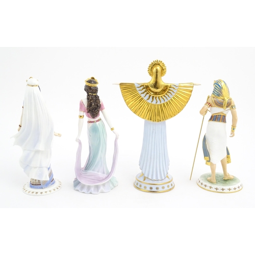 150 - Three Coalport limited edition figures comprising Queen of Sheba (1205/9500), Salome (575/9500), and... 