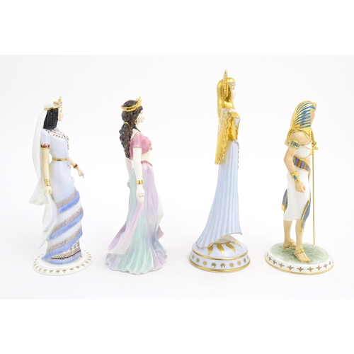 150 - Three Coalport limited edition figures comprising Queen of Sheba (1205/9500), Salome (575/9500), and... 