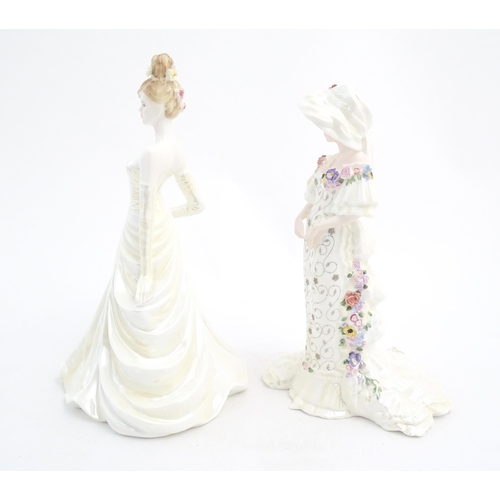 153 - Two Coalport limited edition ladies comprising The Lovely Lady Cristabel from the Basia Earzycka col... 