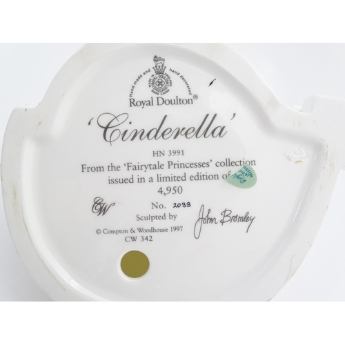 162 - A Royal Doulton limited edition figure modelled as Cinderella, HN3991, no. 2033 / 4950. Marked under... 