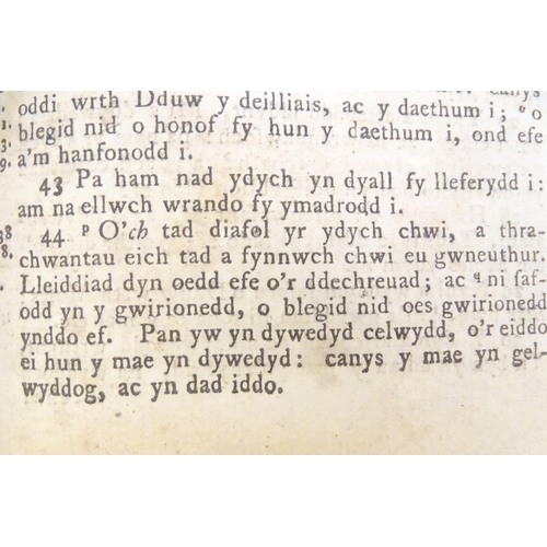 1957 - Book: A Welsh Family Bible of Old and New Testaments, with Notes and Reflections on Each Chapter, by... 