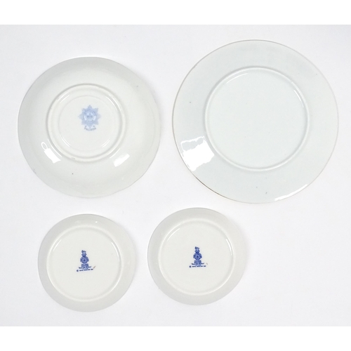 187 - A quantity of assorted blue and white dinner wares to include dinner plates, meat plate, serving dis... 