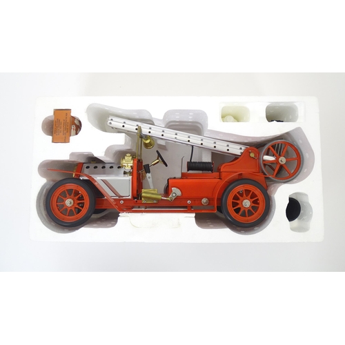 119 - Toy: A Mamod model Live Steam Fire Engine FE1, with original box. Box approx. 9 3/4