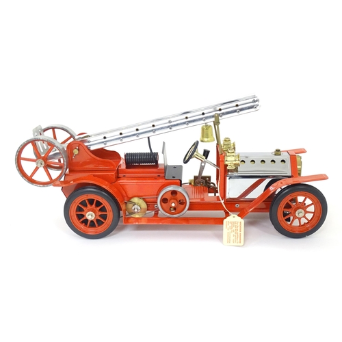 119 - Toy: A Mamod model Live Steam Fire Engine FE1, with original box. Box approx. 9 3/4