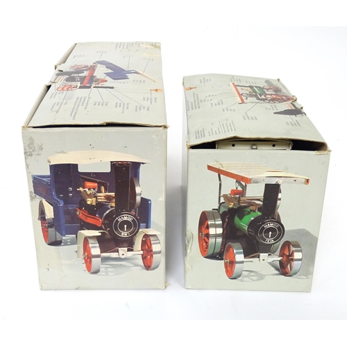 119C - Toys: A Mamod model Steam Wagon SW1, and a Mamod model Steam Tractor TE1A. Both with original boxes.... 