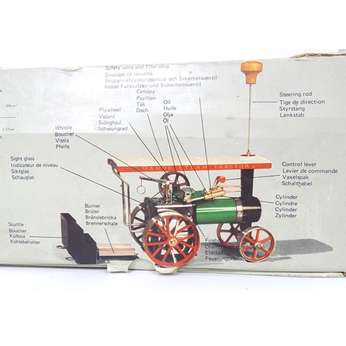 119C - Toys: A Mamod model Steam Wagon SW1, and a Mamod model Steam Tractor TE1A. Both with original boxes.... 