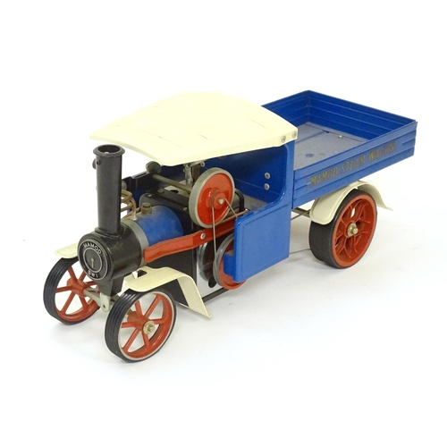 119C - Toys: A Mamod model Steam Wagon SW1, and a Mamod model Steam Tractor TE1A. Both with original boxes.... 