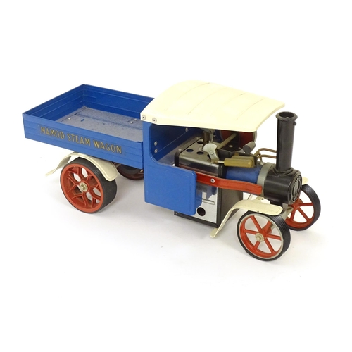 119C - Toys: A Mamod model Steam Wagon SW1, and a Mamod model Steam Tractor TE1A. Both with original boxes.... 