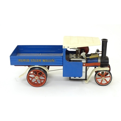 119C - Toys: A Mamod model Steam Wagon SW1, and a Mamod model Steam Tractor TE1A. Both with original boxes.... 