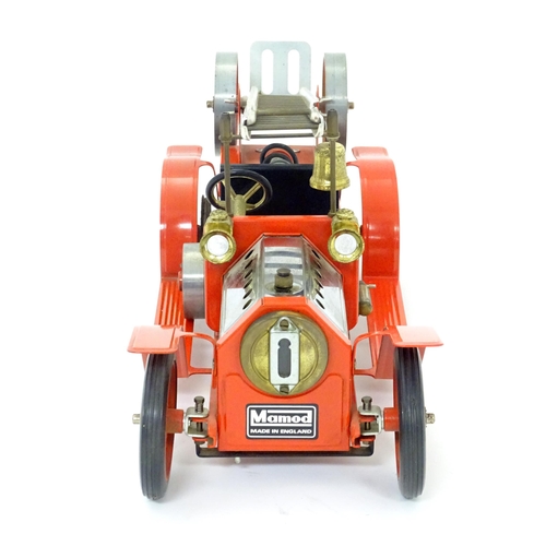 119D - Toys: A Mamod model Live Steam Fire Engine FE1, with original box. Together with a Mamod Lumber Wago... 