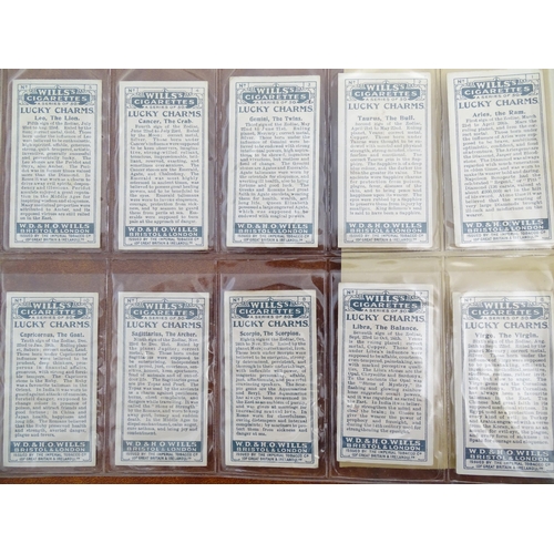 1963 - A quantity of 20thC cigarette cards / albums, to include Will's cigarettes Lucky Charms, Railway Equ... 